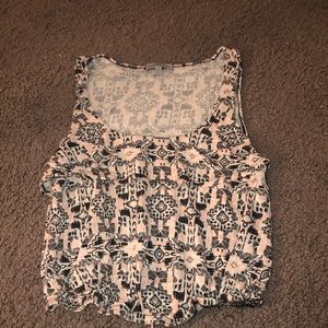 Tribe print tank top
